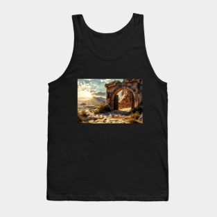 Castle Gate Ruins - Landscape Tank Top